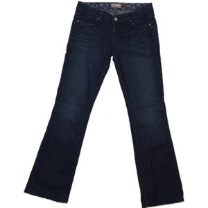 Paige  bootcut Classic rise Benedict Canyon Jeans 28 embrodiered pocket